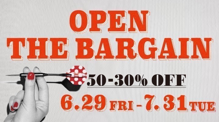 OPEN THE BARGAIN